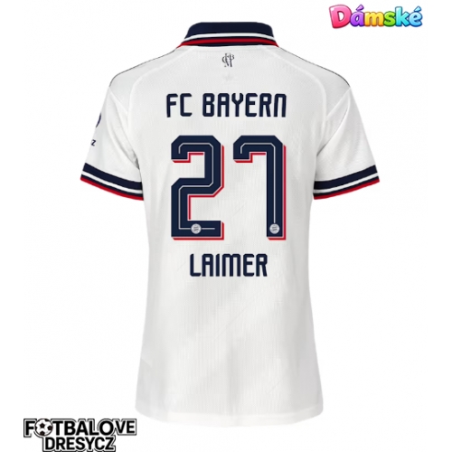 Bayern Munich Konrad Laimer #27 Dámské Venkovní Dres 2026-27 Krátký Rukáv Bayern Munich Konrad Laimer #27 Dámské Venkovní Dres 2026-27 Krátký Rukáv
